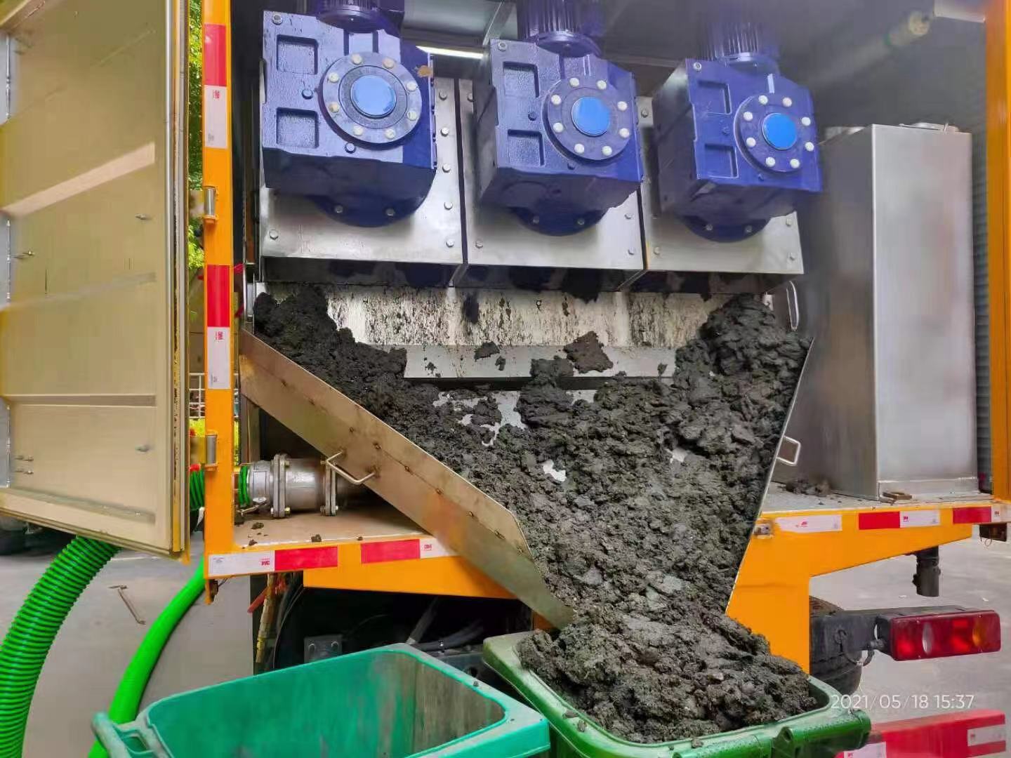 双辽化粪池清掏城市维护站-泥浆净化干湿分离处理